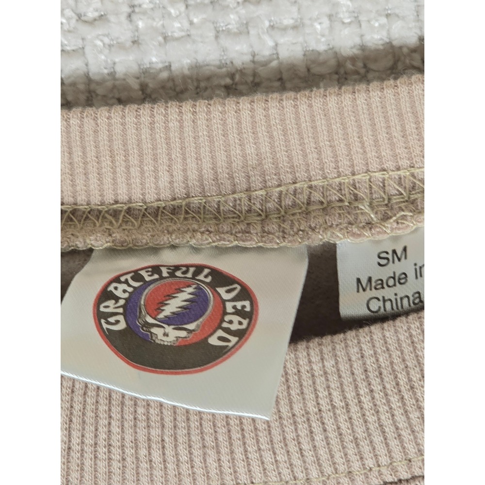 Grateful Dead Dancing Bear Tie Dye Long Sleeve Crewneck Sweatshirt Women's Sz S - Picture 6 of 8